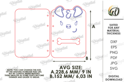 3D Cute Notebook Covers Bundle Laser Cut. Journal Cover SVG Product Image 6