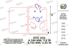 3D Cute Notebook Cover Laser Cut. Journal Cover SVG. Parrot Product Image 2