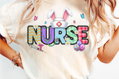 Cute Nurse Bunny Ears Easter Product Image 3