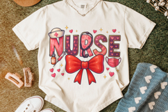 Nurse Valentine's Day PNG, Nurse Mom PNG, Xoxo PNG, Love PNG Product Image 4