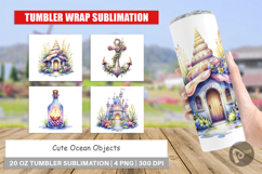 Cute Ocean Objects Tumbler Product Image 1