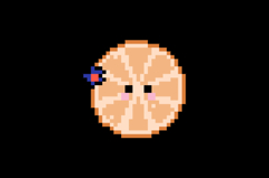 Cute orange character illustration pixel art design Product Image 2