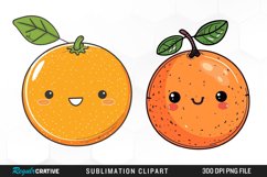 Cute Orange Illustration PNG Clipart Product Image 1