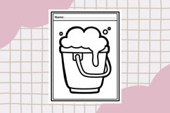 Cute Organization Home Coloring Page PDF 1 Product Image 4