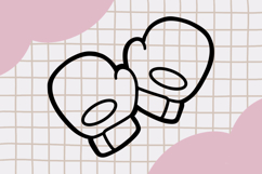 Cute Outline Fitness Clipart Set 2 Product Image 3