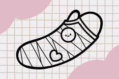 Cute Outline Health Care Clipart set 2 Product Image 2