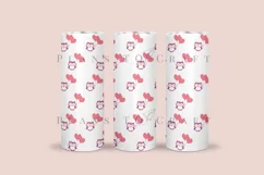 cute owl valentine skinny tumbler sublimation wrap with high resolution and transparant background are for 20oz and 30oz skinny tumbler