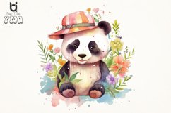 Cute Panda Summertime Watercolor sublimation bundle Product Image 6