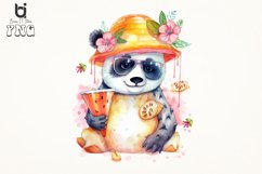 Cute Panda Summertime Watercolor sublimation bundle Product Image 7