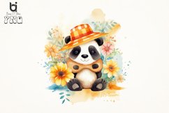Cute Panda Summertime Watercolor sublimation bundle Product Image 9