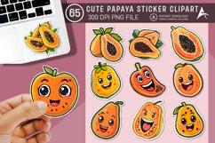 Cute Papaya Sticker Bundle Product Image 1