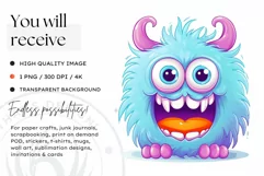 Watercolor Cute Pastel Halloween Clipart PNG sublimation Product Image 2