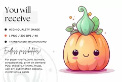 Watercolor Cute Pastel Halloween Clipart PNG sublimation Product Image 2
