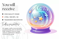Watercolor Cute Pastel Halloween Clipart PNG sublimation Product Image 2