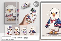 Digital Paper Patriotic Eagle Product Image 1