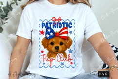 Patriotic Pup Club Funny PNG | 4th Of July PNG Product Image 3