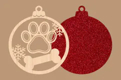 Floral Mandala Christmas SVG Product Image 2