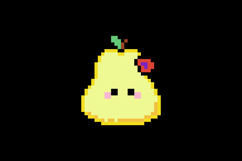 Cute pear character illustration pixel art design Product Image 2