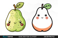 Cute Pear Graphics Clipart Product Image 1