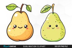 Cute Pear Graphics Clipart Product Image 1