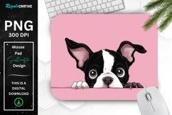 Cute Peeking Dog mouse Pad Product Image 1