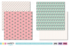 nursery christmas digital paper soft pastel colors