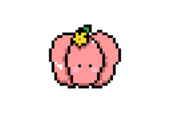 Cute peppers character illustration pixel art design Product Image 1