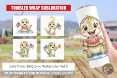 Picnic BBQ Dino Tumbler Product Image 1