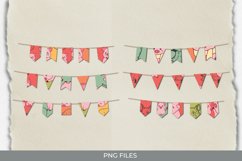 Cute Pig with Vintage Color Bunting Banner Sets Product Image 1