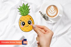 Cute Pineapple Sticker, Tropical Fruit Sticker, Summer Vibes Product Image 1