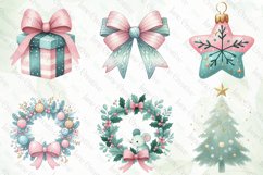Cute Pink Christmas Sublimation Clipart Product Image 4