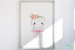 Cute Pink Girly Halloween Clipart Bundle Product Image 6
