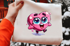 Cute Pink Heart Sublimation PNG Product Image 2