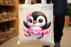 Cute Pink Panda Ballerina Clipart Png Product Image 5