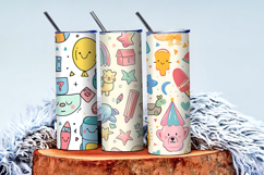Seamless Playful Kids Pattern | Fun Childlike Digital Paper Product Image 3