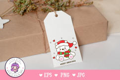 Polar bear illustrations kawaii Christmas png Kid gift Product Image 3