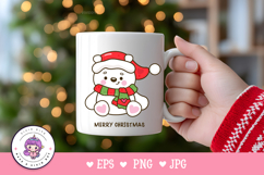 Polar bear illustrations kawaii Christmas png Kid gift Product Image 4