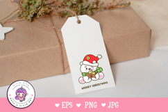Cute Polar bear Christmas cookie kawaii clipart winter Product Image 3