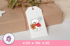 Cute Polar bear hug gingerbread cookie Christmas gift kawaii Product Image 3