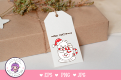 Cute Polar bear in coffee mug Christmas clipart kawaii Product Image 3