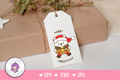 Cute Polar bear read Christmas book kawaii cliparts animal Product Image 3