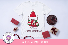Cute Polar bearChristmas clipart kawaii winter animal Product Image 2
