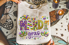 Mardi Gras PNG Sublimation, Fleur De Lis PNG, King Cake PNG Product Image 3