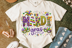 Mardi Gras PNG Sublimation, Fleur De Lis PNG, King Cake PNG Product Image 5