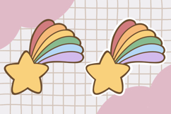 Cute Pride Month Rainbow Clipart png set 2 Product Image 3