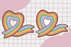 Cute Pride Month Rainbow Clipart png set 3 Product Image 3