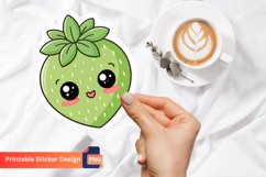 Cute Printable kawaii Sticker, Fun Kawaii Sticker Product Image 1