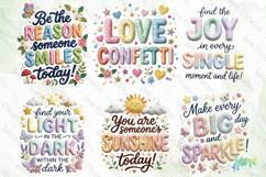 Cute Puff Embroidery Typography Bundle Product Image 5