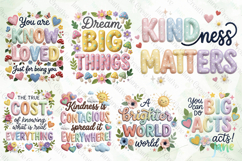 Cute Puff Embroidery Typography Bundle Product Image 6