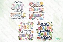 Cute Puff Embroidery Typography Bundle Product Image 1